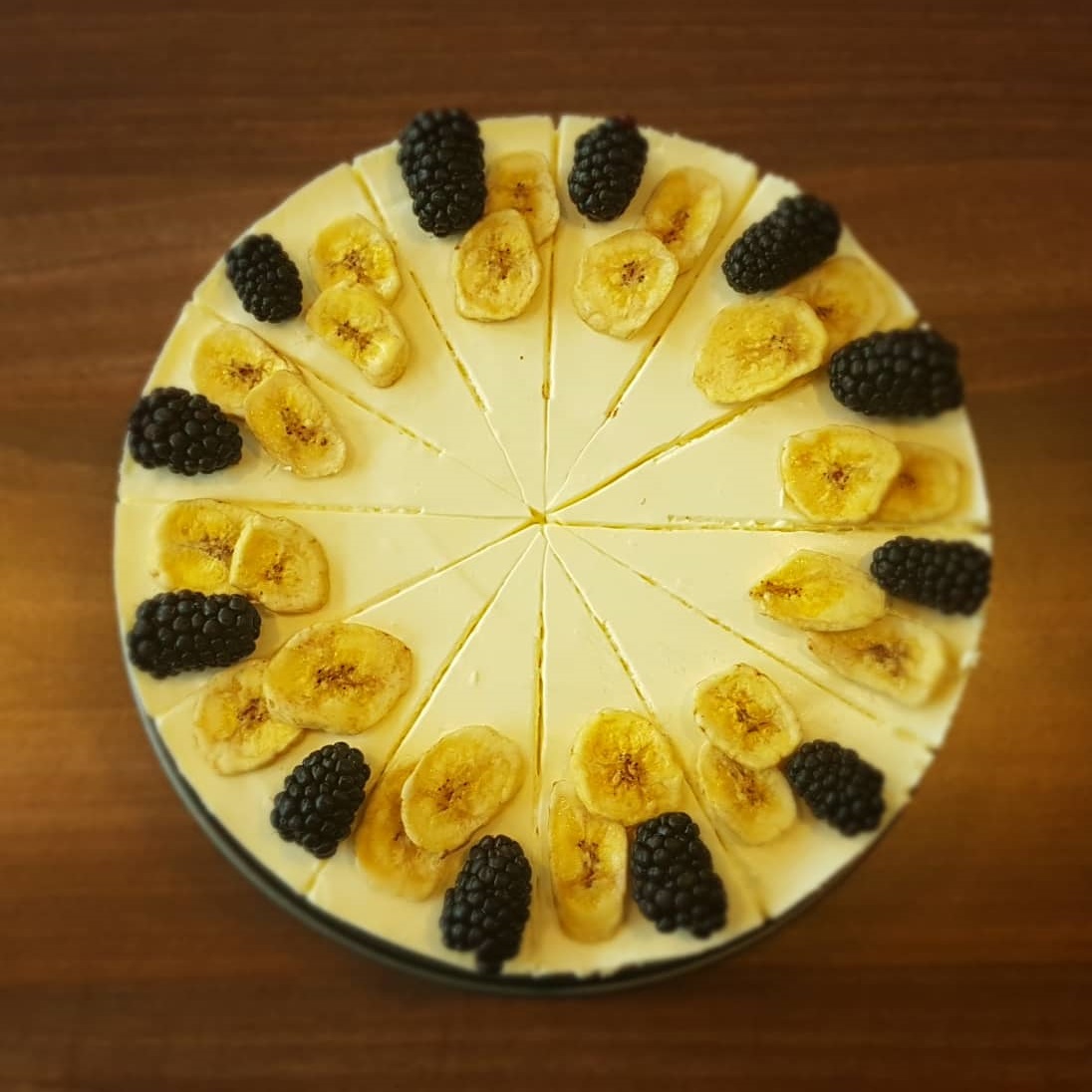 Banánový cheesecake