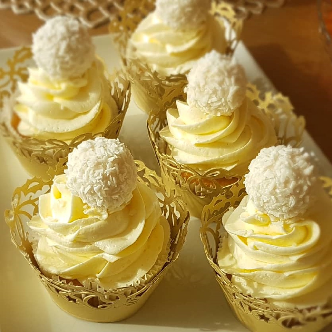 Kokosový cupcake