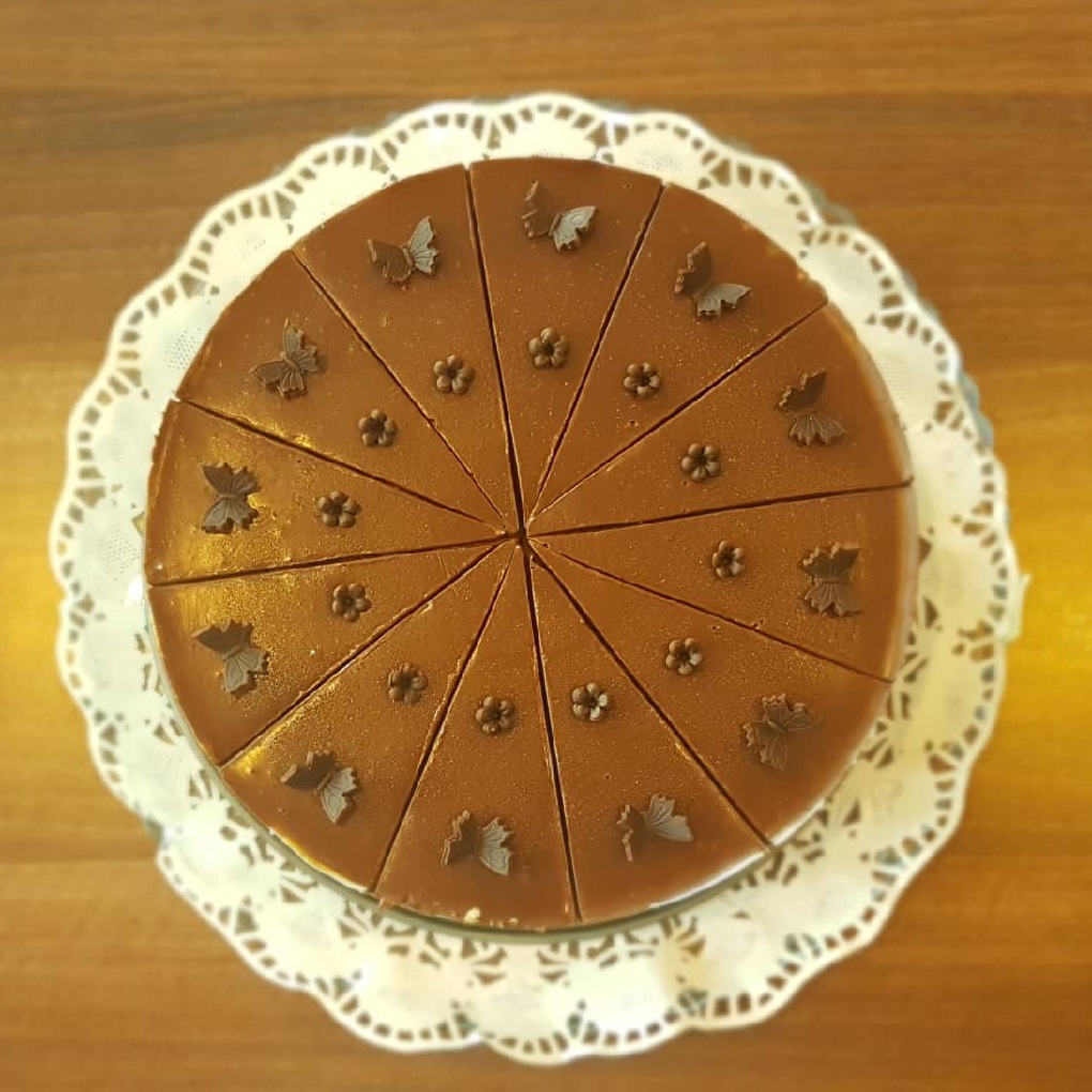 Mätovo-čokoládový cheesecake